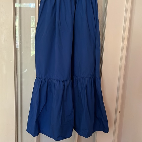 o.p.t Blue Ruffled Sleeve Maxi Dress - Picture 7 of 9